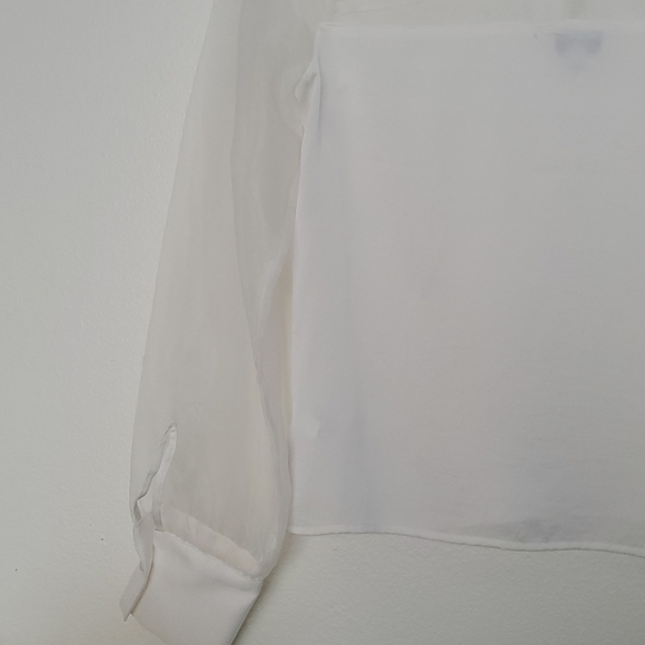 Express white puffy sleeve shirt - Picture 8 of 9
